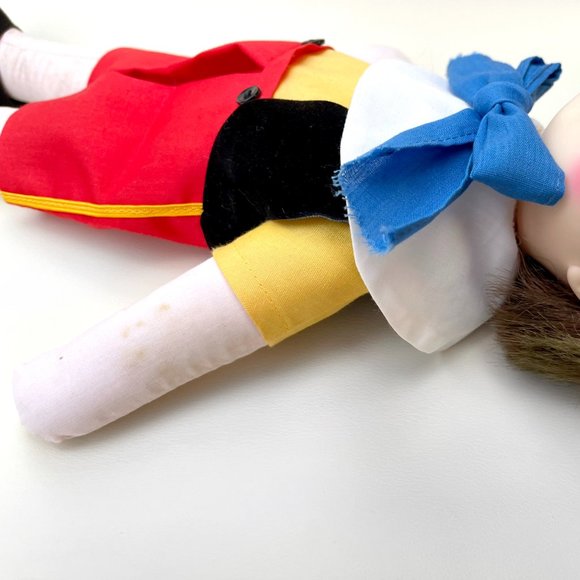 HTF Vintage 80s Effanbee 14" Disney Plush PINOCCHIO HUGABLES Doll (1159) - Picture 8 of 16